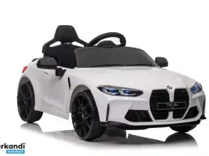 BMW M4 batterij auto wit