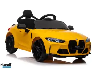 Автомобіль на акумуляторі BMW M4 жовтий