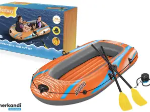 Pripučiamas pontonas 2 asmenims 196 x 106 cm Bestway 61141