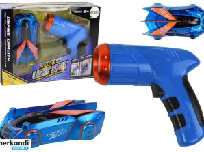 Sports Car Car Driving On Walls Ceiling Laser Blue