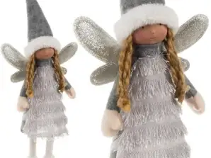 Alv juleskulptur grå Ruhhy 22343