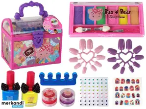 Schönheitsset Rosa Koffer DIY Make-up Nägel Zubehör