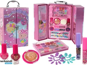 Make-up & Nail Beauty Set im rosa Koffer