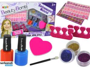 Nail Paint Kit Stickers Beauty Bomb XXL