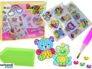 DIY Diamond Animals Colorful Stickers Set