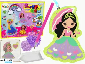 Set di perline adesive fai-da-te Tasca portachiavi principessa