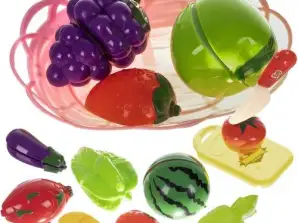 Obst-Gemüse Schneideset im Körbchen 22576