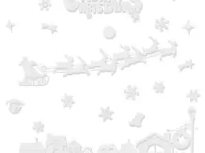 Adesivi Natalizi per Finestre Ruhhy 22305
