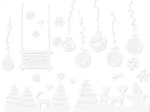 Adesivi di Natale per Finestra Ruhhy 22253