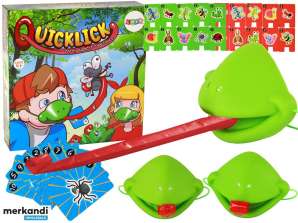 Lustiges Arcade-Spiel Schnelle Zunge Frosch Fangen Insektenmaske Frosch