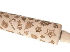 Rolo de Massa com Padrões de Natal Ruhhy 22039
