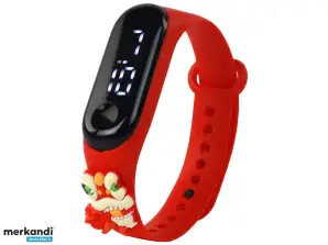 Dragon Touchscreen Uhr Rotes Band Anpassung