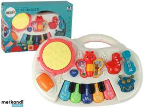 Pianoforte educativo Tasti Strumenti Farfalle Pannello musicale educativo