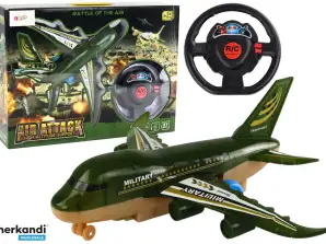 Avion Militaire Chasseur Télécommandé RC avec Lumières