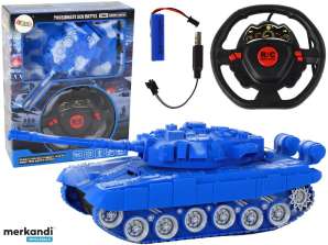 Panzer R/C Ferngesteuerte Leuchten Sound Blau 1:18 27MHz