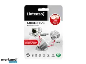 USB FlashDrive 64GB Intenso CMobile Line Type C OTG Blister