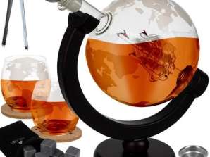 Globe Decanter Whisky Set Malatec 22553