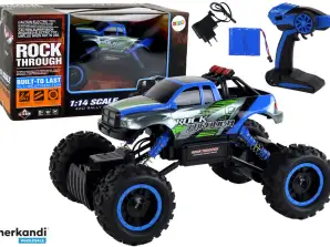 RC Terrengbil 1:14 2.4G Blå