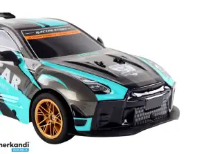 Grande voiture de sport RC 1:10 turquoise noir