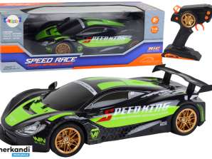 Grande voiture de sport RC 1:10 Vert-Noir