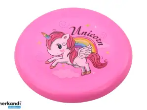 Flying Frisbee Scheibe Einhorn Pink 20cm