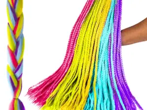 Synthetisches Regenbogen-Zopfhaar Soulima 23571