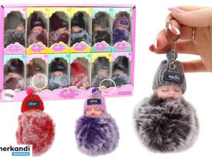 Pompon bambola portachiavi portachiavi borse, borse, colori assortiti