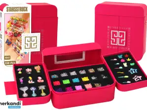 Beauty-Set für die Schmuckherstellung in einer Schmuckschatulle mit Anhänger Manschettenknöpfe
