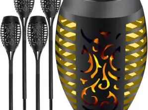 Solar Gartenlampe Fackel Set 4 Stück 23560