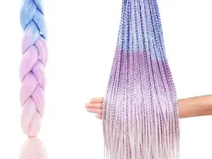 Synthetische Haare Zöpfe Ombre Soulima 23577
