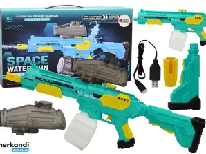 Rifle Vannpistol Grønn Automatisk M416 Oppladbar