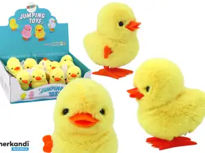 Jumping Chicken Aufziehbares Plüschtier Dekoration Gelb