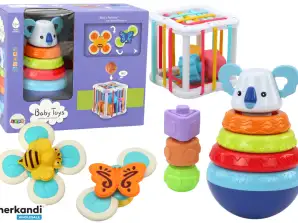 Set di giocattoli sensoriali Koala Tower Educational Cube Spinners