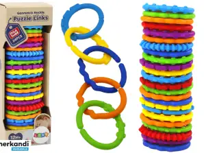 Bracelets sensoriels pour bébés colorés 24 pièces