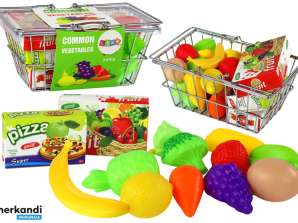 Shopping Basket Vegetables Fruit Food Metal