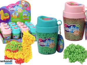 Palline Squishy in Styrofoam in Tazza Verde