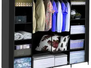 Faltbarer Textilschrank 170x170cm Ruhhy 23740