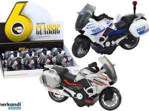Motorrad mit Reibungskraft Maßstab 1:10 Polizei Sport