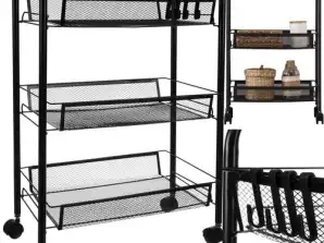 Estante de cocina móvil Ruhhy 24749
