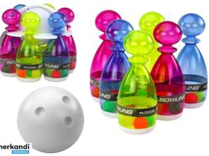 Bowling Seti 6 Pimli Şeffaf Renkli