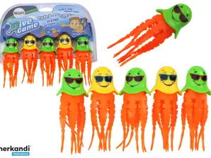 Jouets de bain Plongeon Set Jellyfish 6 pièces