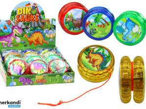Giocattolo di Abilità Jojo Dinosauri Luminosi 4 Colori