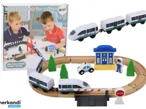 Holzbahnschiene Eisenbahn Eisenbahnschienen Zubehör Brücke Polizei 3,2m