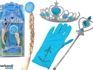 Princess Accessory Set Wand Glove Crown Snow Queen