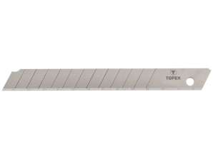 Vervangbare breekbladen 9 mm. 10 stuks.