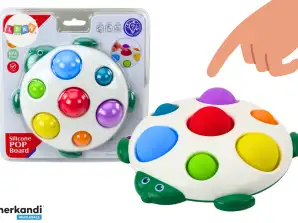 Giocattolo Sensoriale Tartaruga Tabella Educativa con Protuberanze Pop It