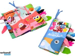 Livre Souple Animaux Oiseaux Volants Bruissant Coloré