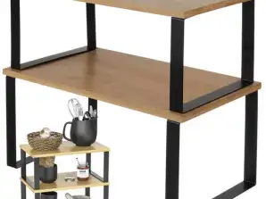 Küchenregal aus Bambus 2 Stk. Ruhhy 25661