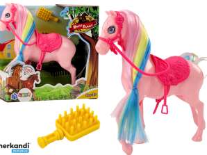Figur Hest Med Fargerik Manke