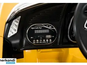 Audi R8 Spyder Auto a batteria verniciata gialla
